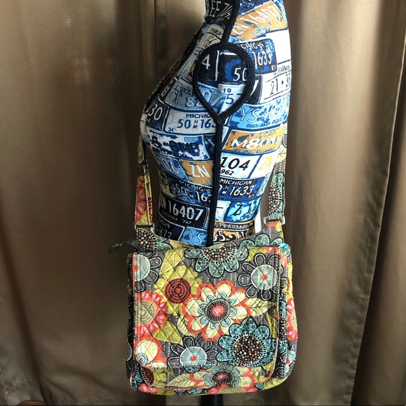 Vera Bradley Floral Crossbody Adjustable Purse Bag - Picture 1 of 16